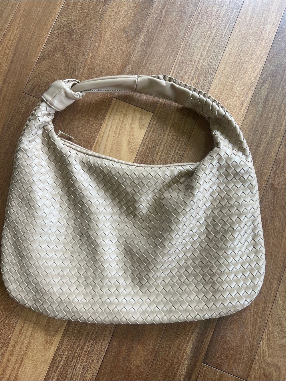 Altar’d state woven beige handbag purse